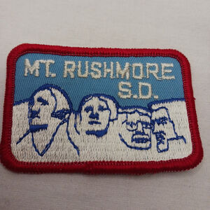 Vintage Mt Rushmore South Dakota Iron On Patch